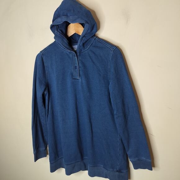 Lands End Serious Sweats Hoodie Sweatshirt - Picture 4 of 7